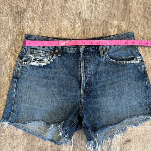Agolde REESE Blue Jean Shorts LIKE NEW - Picture 9 of 14